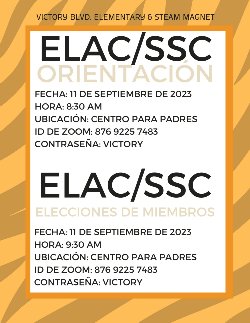 Flyer in Spanish
